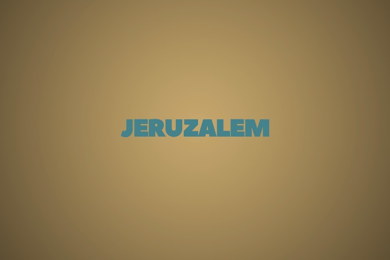 Jedno Słowo - Jeruzalem