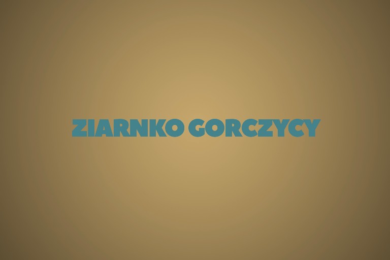 Jedno Słowo - Ziarnko gorczycy