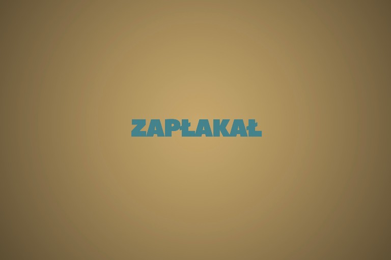 Jedno Słowo - Zapłakał