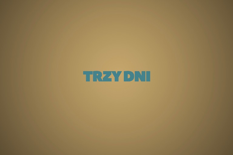 Jedno Słowo - Trzy dni